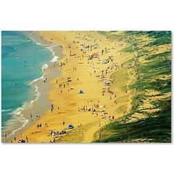 Trademark Fine Art 'Life is a Beach' Photographic Print on Framed Art