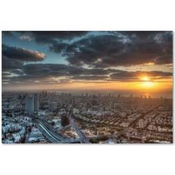 Trademark Fine Art "Tel Aviv - Israel-II" Ayash Photographic Print on Wrapped Wall Decor