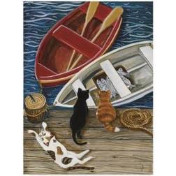 Trademark Fine Art 'The Days Catch' Acrylic Painting Print on Wrapped Wall Decor