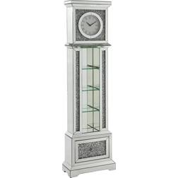 Acme Furniture Noralie Collection AC00348 Grandfather with Standing Table Clock