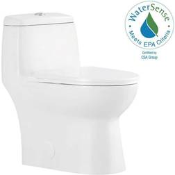 OVE Decors Jade Sensor Flush One-Piece Elongated Toilet Soft Close White