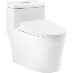 Swiss Madison Cannes One-Piece Elongated Toilet Vortex Dual-Flush 1.1/1.6 gpf