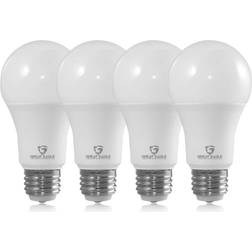 3-way a19 led light bulb, 40/60/100w equiv, soft white, 3000k, 4-pack