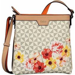 Gabor Barina Flower Shoulder Bag - Blandad Orange