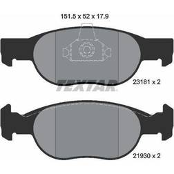 Textar Bremsbelagsatz, Scheibenbremse Vorderachse 2318101