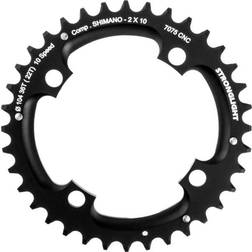 StrongLight Chainring Black 4 ARM Shim 2/10 F 104mm 36 Z