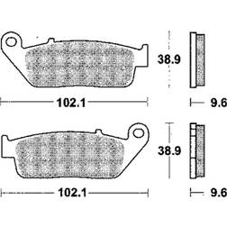 TRW Brake pads, motorcycles, MCB599SH