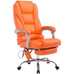 CLP Pacific En Similicuir Avec Orange Chaise de bureau