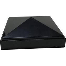 EVI Herrajes 4' x 4' Aluminium Pyramid Post Cap - Black