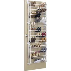 Whitmor Resin 36-Pair Over The Door Shoe Rack
