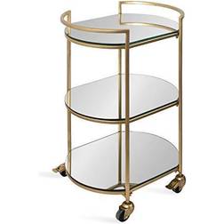 Kate and Laurel Vasseur Modern Bar Cart Trolley Table