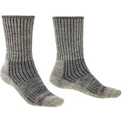 Bridgedale Men's Midweight Merino Comfort Boot Socks - Stone Grey