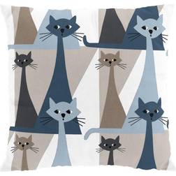 Arvidssons Textil Kitty Kuddöverdrag Beige, Vit, Blå, Grå