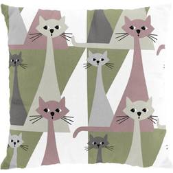 Arvidssons Textil Kitty Kuddöverdrag Rosa, Grå