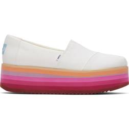 Toms Alpargata Platform - White Canvas