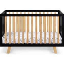 Suite Bebe Livia 3-in-1 Convertible Island Crib Black/Natural