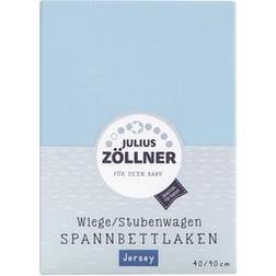 Julius Zöllner Lenzuolo In Jersey Con Angoli Elastici Azzurro Blu