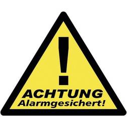 Pentatech 40201 warnaufkleber achtung alarmgesichert sprachen