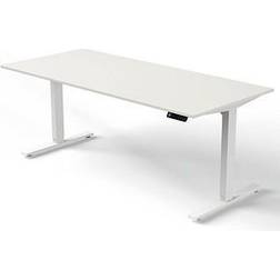 Scrivania Elettrica 180 cm Bianco