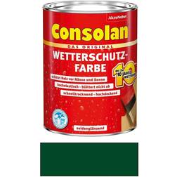Consolan Consolan wetterschutzfarbe holz 0,75l Lasurfarbe Grün