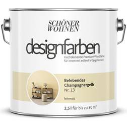 Schöner Wohnen designfarbe wandfarbe belebendes Gelb
