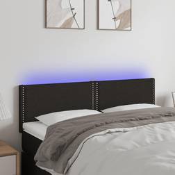 vidaXL À LED Meuble De Chambre À Coucher 144x5x78/88 cm Tête de lit