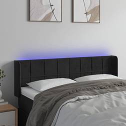 vidaXL À LED Meuble De Chambre À Coucher 147x16x78/88 cm Velours Tête de lit