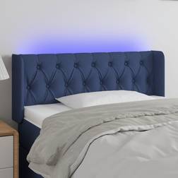 vidaXL LED-lys stof Sengegavl