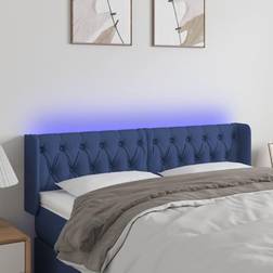 vidaXL LED tyg Sänggavel