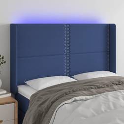 vidaXL LED-lys stof Sengegavl