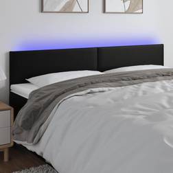 vidaXL med LED-lys Sengegavl