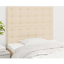 vidaXL Têtes Meubles de Chambre À Coucher Accessoires 100x5x78/88 cm Tissu Tête de lit