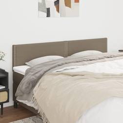 vidaXL 2 Stk. Taupe Kopfteil