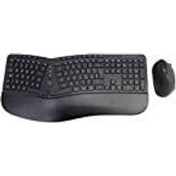 Conceptronic Orazio02it Ergo Wireless Ergonomic Keyboard Vertical Mouse Kit