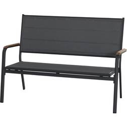 Siena Garden N40082 Aluminium Teakholz Antracit Havebænk