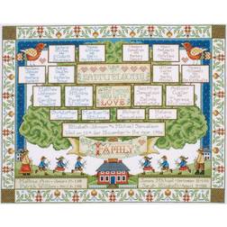 Design Works Counted Cross Stitch Kit 16"X20"-Family Tree 14 Count