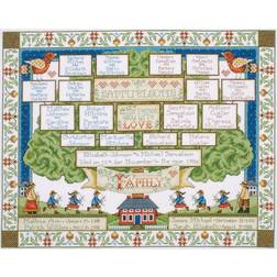 Design Works Design Works Counted Cross Stitch Kit 16"X20"-Family Tree 14 Count