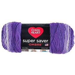 Red heart super saver ombre yarn-violet -e305-3969