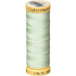 Gutermann Natural Cotton Thread 110yd-Light Silver Green