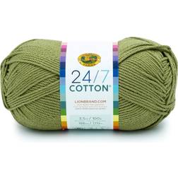 Lion Brand 24/7 Cotton Yarn-Bay Leaf