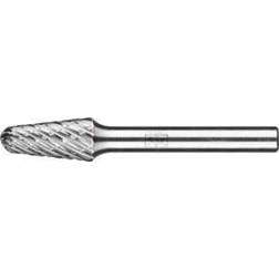 Pferd Hartmetall Hochleistungsfrässtift ALLROUND Rundbogen KEL Ø 10x20mm Schaft-Ø 6mm universal grob