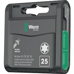 Wera 057777 Bit-Box 20 Torx with Holding Function T20 20 Pieces