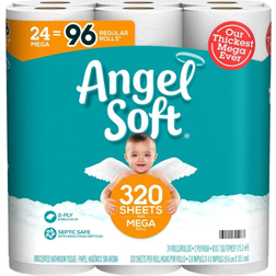Angel Soft Mega Toilet Paper 24 Rolls