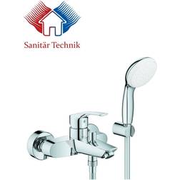 Grohe Eurosmart Mitigeur Monocommande Bain/Douche Avec Douchette Chrome 33302003 Chrome