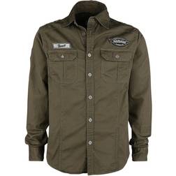 Brandit Luis Vintage Shirt - Olive Green