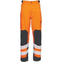 Elka Visible Xtreme Stretch Arbetsbyxa - Varsel Orange/Svart