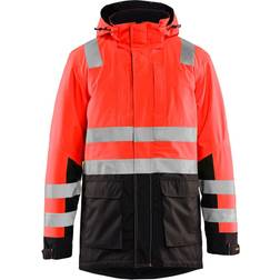 Blåkläder High Vis Parka jakke Neon rød