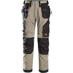 Snickers LiteWork Arbeitshose Mit Holstertaschen - Khaki/Schwarz