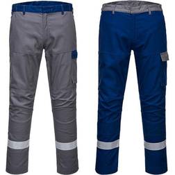 Portwest Bizlflame Ultra twee kleuren broek maat UK34 F, RoyalShort