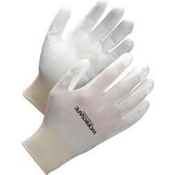 Worksafe Handske Nylon PU Vit 12/fp